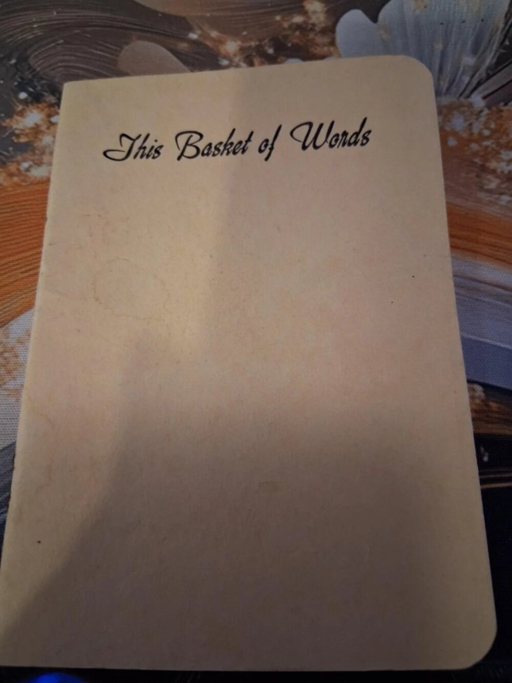 ANTIQUE "This Basket Of Words" small poetry book 1949 AWESOME! LQQK!